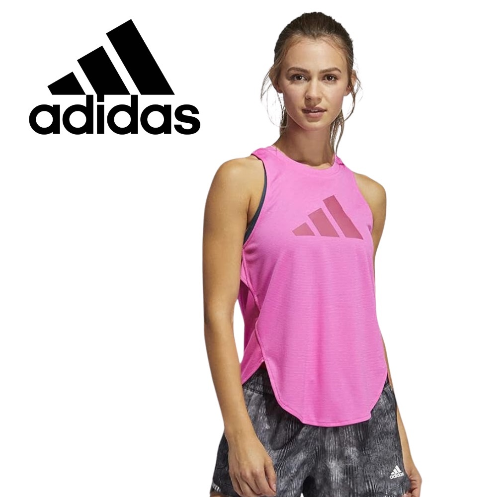 NWOT Adidas Performance Pink Logo Tank Women’s Size XS
